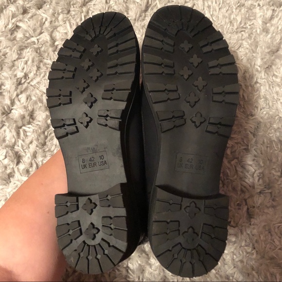 Fur Black Leather Boots Barely Worn! Read Description for More Info. - Picture 5 of 6